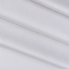 Shirt Fabric Soktas 80s Giza Cotton Pin Lining Colour Purple N White