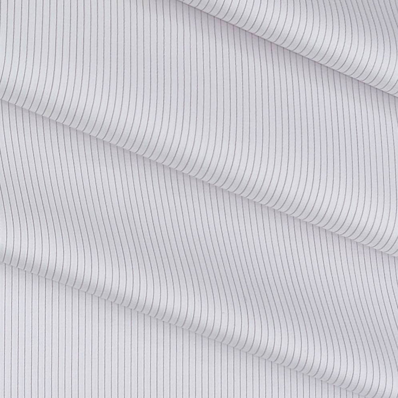 Shirt Fabric Soktas 80s Giza Cotton Pin Lining Colour Purple N White