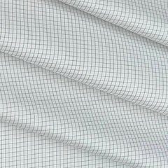 Shirt Fabric Soktas 80s Giza Cotton Pin Check Colour Grey N White