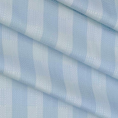 Shirt Fabric Soktas Giza Cotton Jacquard Colour Sea Green N Blue