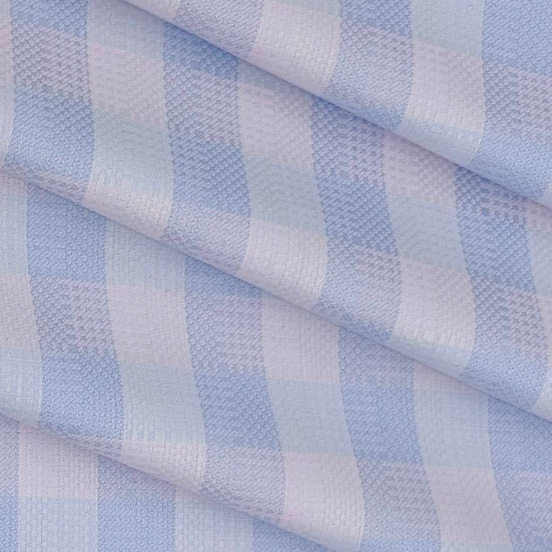 Shirt Fabric Soktas Giza Cotton Jacquard Colour Light Purple