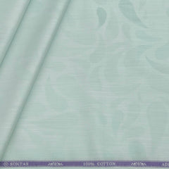 Shirt Fabric Soktas 100% Cotton Jacquard Colour Chetwode Green