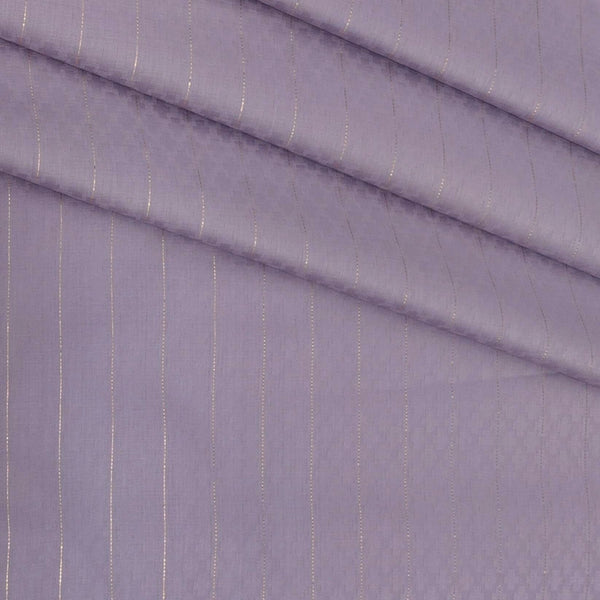 Shirt n Kurta Fabric Stiff Pure Cotton Sparkle Lining Premium  Colour Gold N Lavender