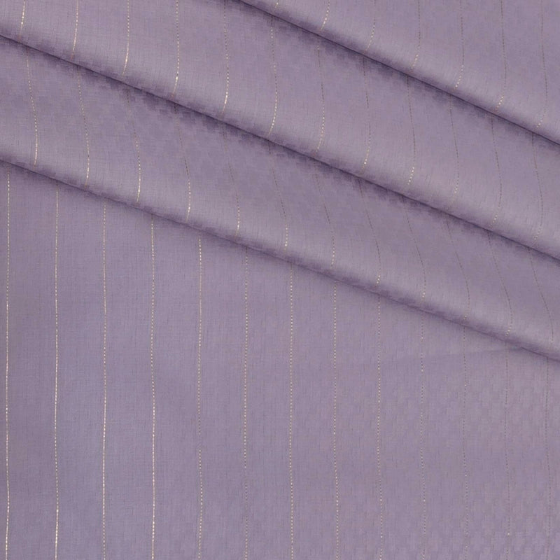 Shirt n Kurta Fabric Stiff Pure Cotton Sparkle Lining Premium  Colour Gold N Lavender
