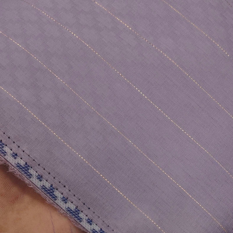 Shirt n Kurta Fabric Stiff Pure Cotton Sparkle Lining Premium  Colour Gold N Lavender