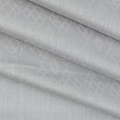 Shirt n Kurta Fabric Stiff Pure Cotton Jacquard Premium Colour Silver
