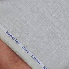 Shirt n Kurta Fabric Stiff Pure Cotton Jacquard Premium Colour Silver