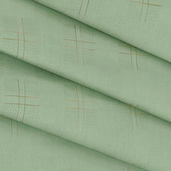 Shirt n Kurta Fabric Stiff Pure Cotton Dobby Premium Colour Fern Green
