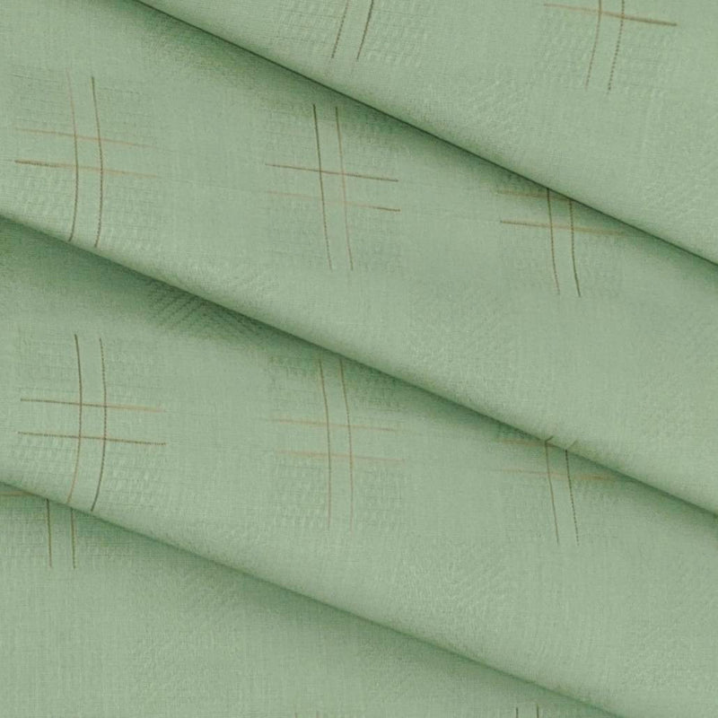 Shirt n Kurta Fabric Stiff Pure Cotton Dobby Premium Colour Fern Green