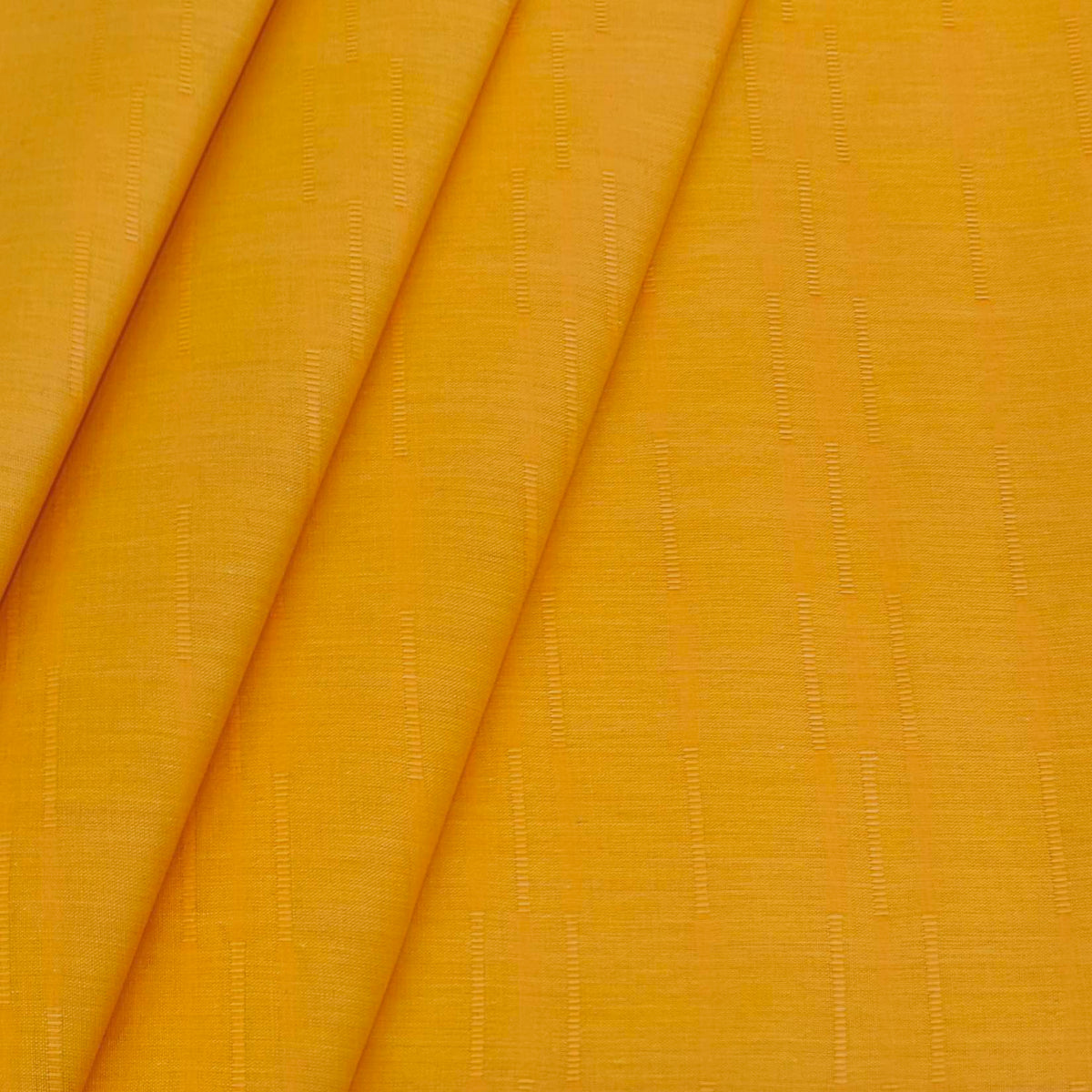 Shirt n Kurta Fabric Stiff Pure Cotton Dobby Premium Colour Orange