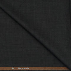 Suit Fabric Siyaram Poly Viscose Check Color Dark Brown