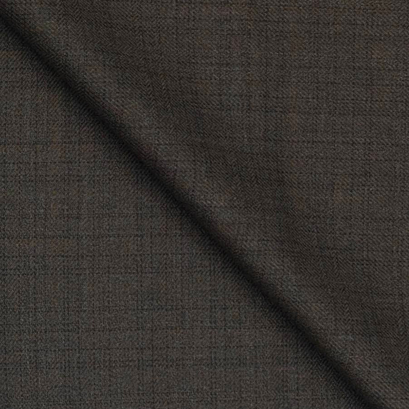 Suit Fabric Raymond Poly Viscose Mild Check Color Wood Brown
