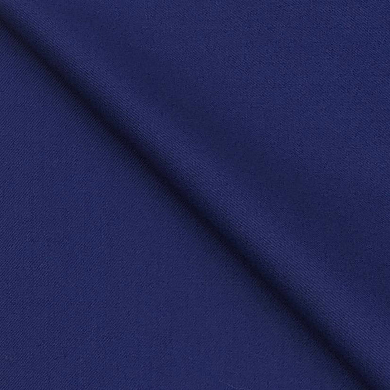 Suit Fabric Raymond Super 100s Merino 52% Wool Plain Color Cobalt Blue