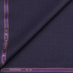 Suit Fabric Raymond Poly Viscose Dobby Color Indigo Lavender