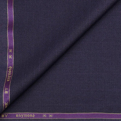 Suit Fabric Raymond Poly Viscose Dobby Color Indigo Lavender