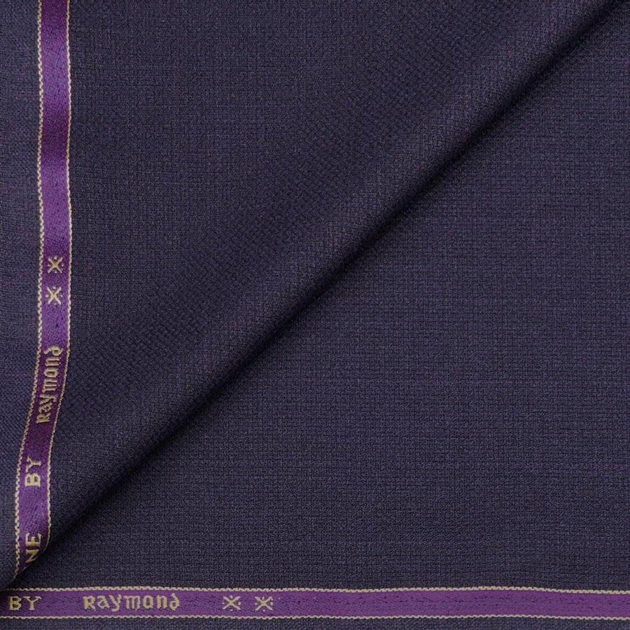 Suit Fabric Raymond Poly Viscose Dobby Color Indigo Lavender