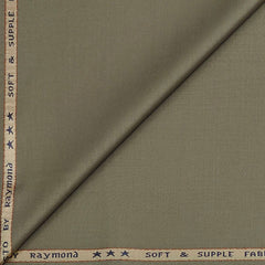 Blazer Fabric Raymond Poly Viscose Plain Colour Dull Brown