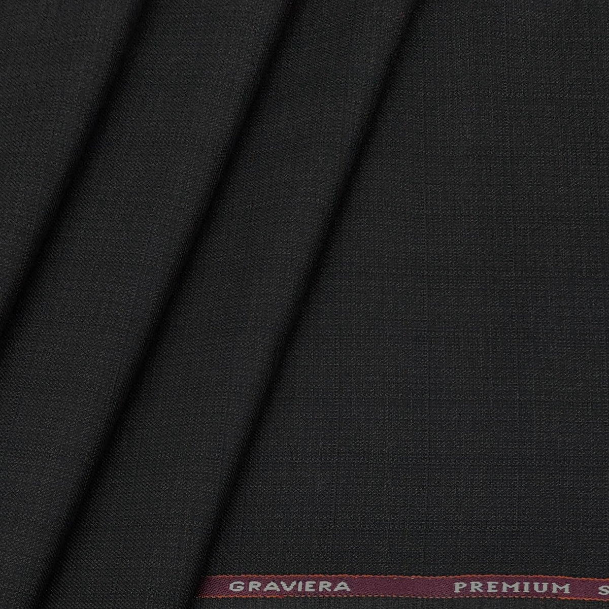 Blazer Fabric Graviera Poly Viscose Mild Check Colour Umber Brown