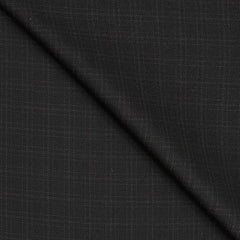 Suit Fabric Raymond Poly Viscose Mix Check Color Carob Brown