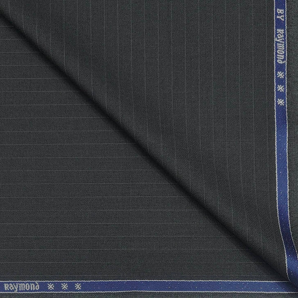 Trouser Fabric Raymond Poly Viscose Lining Colour Steel Grey