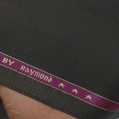 Trouser Fabric Raymond Poly Viscose Dotted Colour Dark Brown