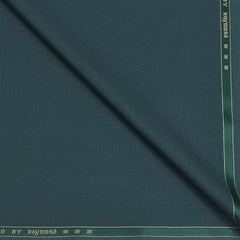 Trouser Fabric Raymond Poly Viscose Dotted Colour Peacock Green