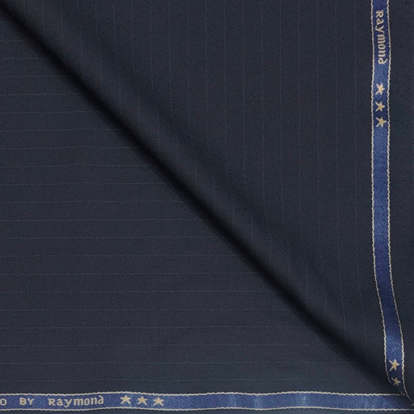 Trouser Fabric Raymond Poly Viscose Lining Colour Dark Blue