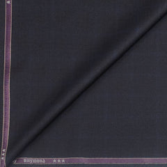 Trouser Fabric Raymond Poly Viscose Mild Check Colour Wine N Blue