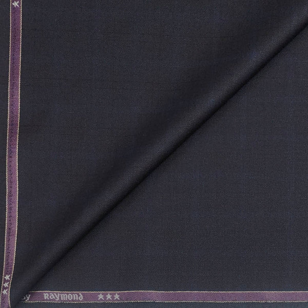 Trouser Fabric Raymond Poly Viscose Mild Check Colour Wine N Blue