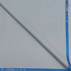 Trouser Fabric Raymond Poly Viscose Dotted Colour Silver