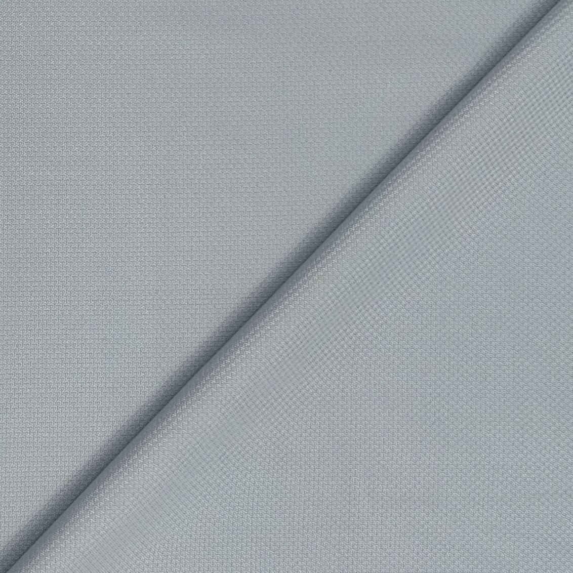 Trouser Fabric Raymond Poly Viscose Dotted Colour Silver