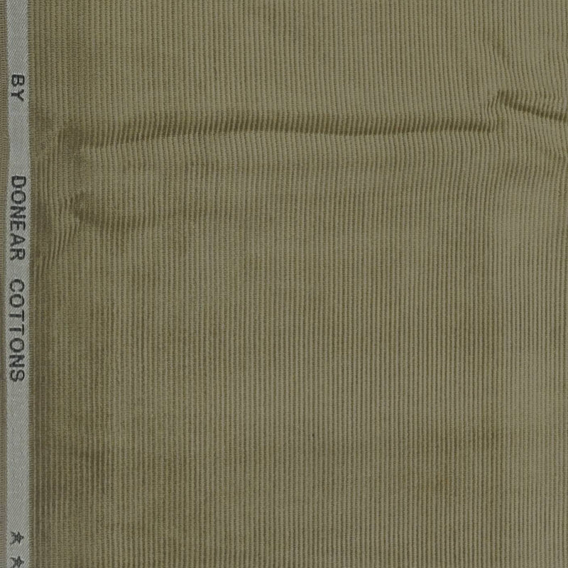 Corduroy Donear Pure Cotton Stretchable Thick Trouser Fabric Colour Light Brown