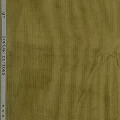 Corduroy Donear Pure Cotton Stretchable Thick Trouser Fabric Colour Golden Brown