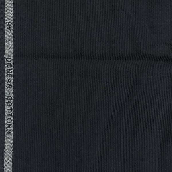 Corduroy Donear Pure Cotton Stretchable Thick Trouser Fabric Colour Blackish Blue
