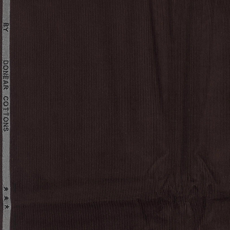 Corduroy Donear Pure Cotton Stretchable Thick Trouser Fabric Colour Dark Coffee