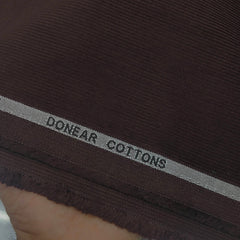 Corduroy Donear Pure Cotton Stretchable Thick Trouser Fabric Colour Dark Coffee