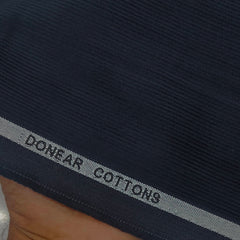 Corduroy Donear Pure Cotton Stretchable Thick Trouser Fabric Colour Dark Blue