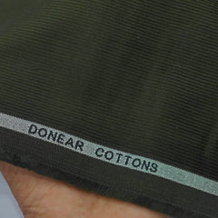 Corduroy Donear Pure Cotton Stretchable Thick Trouser Fabric Colour Juniper Green