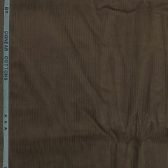 Corduroy Donear Pure Cotton Stretchable Thick Trouser Fabric Colour Coffee Brown