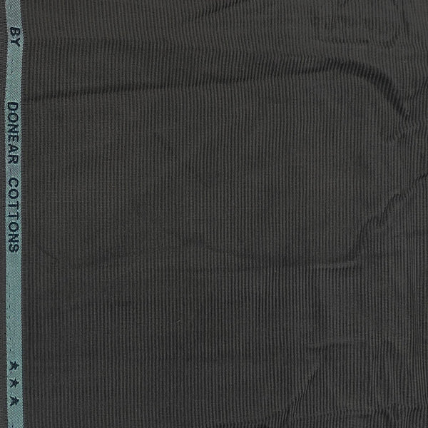 Corduroy Donear Pure Cotton Stretchable Thick Trouser Fabric Colour Seal Grey