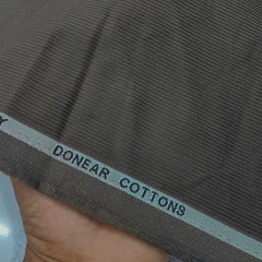 Corduroy Donear Pure Cotton Stretchable Thick Trouser Fabric Colour Seal Grey