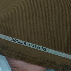 Corduroy Donear Pure Cotton Stretchable Thick Trouser Fabric Colour Peanut Brown