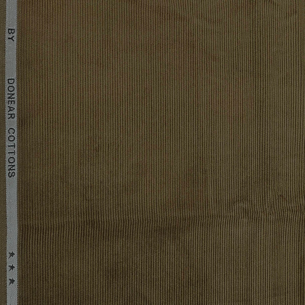 Corduroy Donear Pure Cotton Stretchable Thick Trouser Fabric Colour Peanut Brown