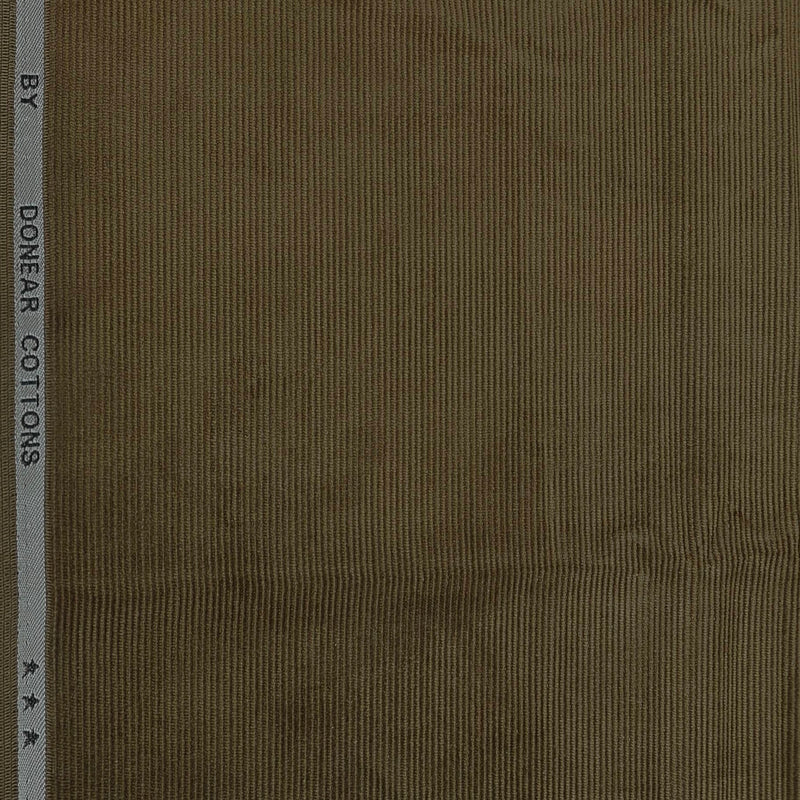 Corduroy Donear Pure Cotton Stretchable Thick Trouser Fabric Colour Peanut Brown