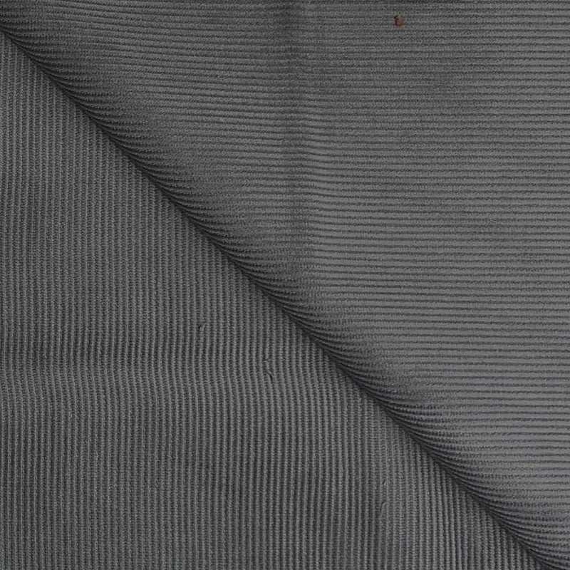Corduroy Donear Pure Cotton Stretchable Thick Trouser Fabric Colour Lava Grey