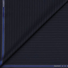 Trouser Fabric Raymond Wool Blended Lining Colour Space Blue
