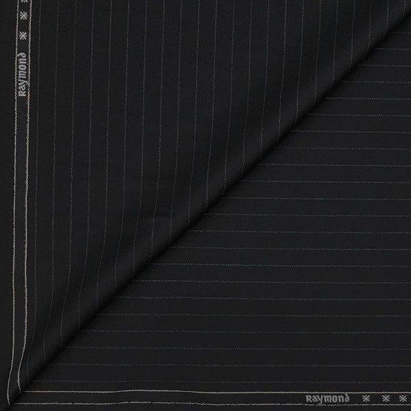 Trouser Fabric Raymond Wool Blended Lining Colour Dull Black