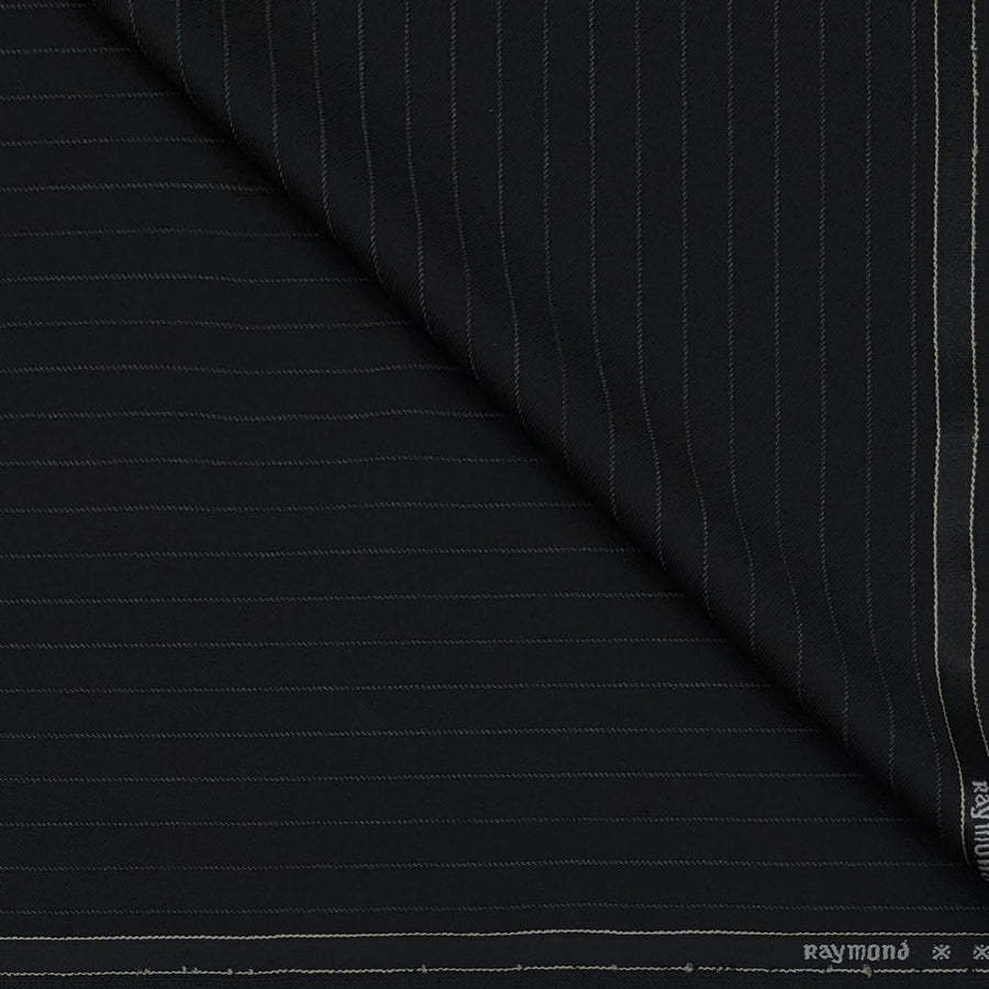 Trouser Fabric Raymond Wool Blended Lining Colour True Black
