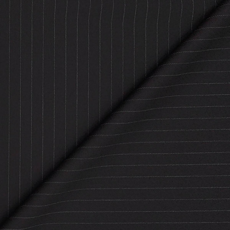 Trouser Fabric Raymond Wool Blended Lining Colour Black