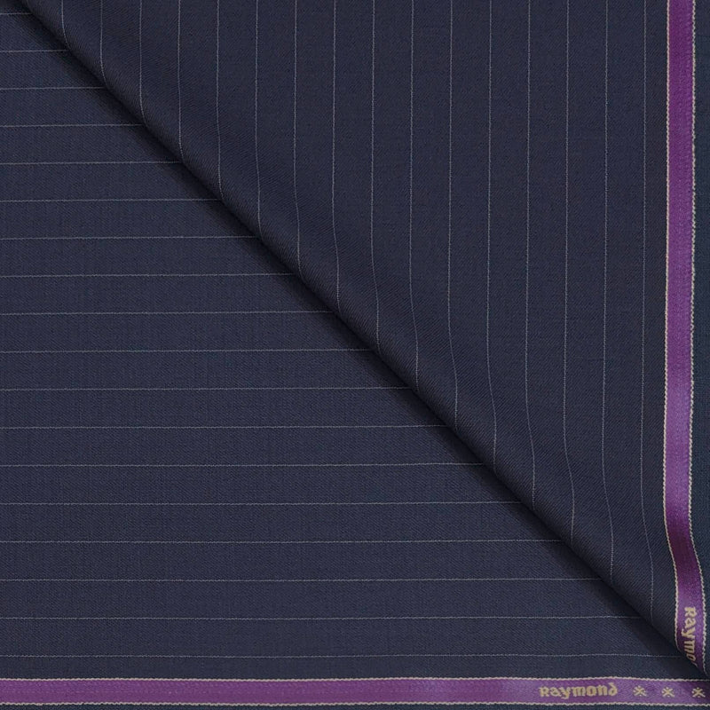 Trouser Fabric Raymond Wool Blended Lining Colour Resolution Blue